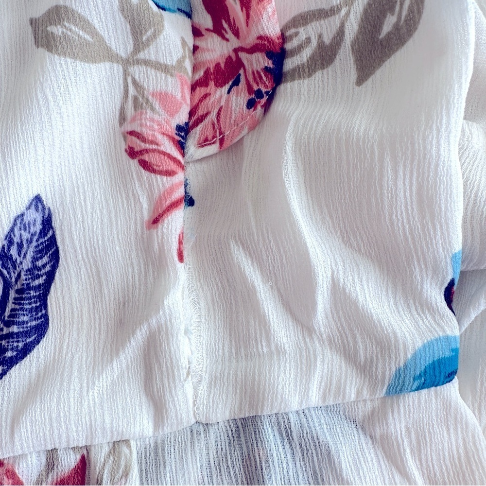Women’s Floral Romper Maxi Dress - Picture 8 of 8